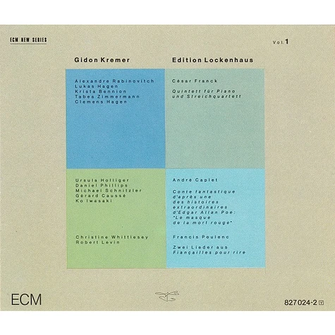 Gidon Kremer - Edition Lockenhaus, Vol. 1 & 2