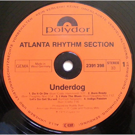 Atlanta Rhythm Section - Underdog