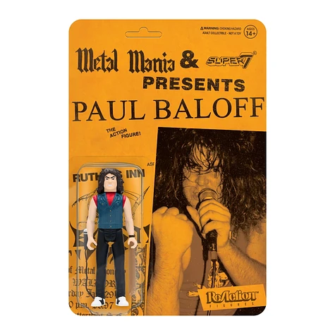 Paul Baloff - Metal Mania Fanzine Bundle - ReAction Figure