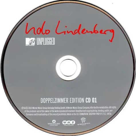 Udo Lindenberg - MTV Unplugged - Live Aus Dem Hotel Atlantic (Doppelzimmer Edition)