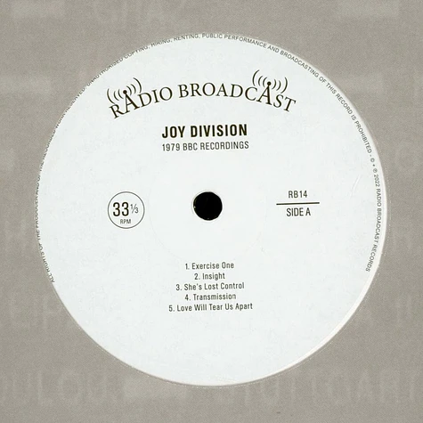 Joy Division - 1979 Bbc Recordings