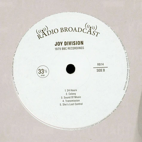 Joy Division - 1979 Bbc Recordings