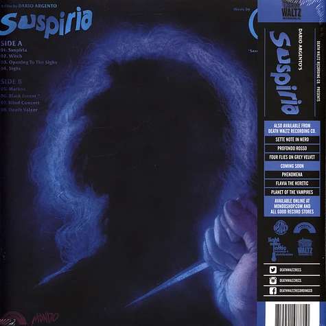 Goblin - OST Suspiria Splatter Vinyl Edition w/ Little Seamsplit