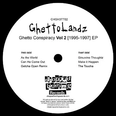 Ghettolandz - Ghetto Conspiracy Vol. 2 [1995-1997] EP