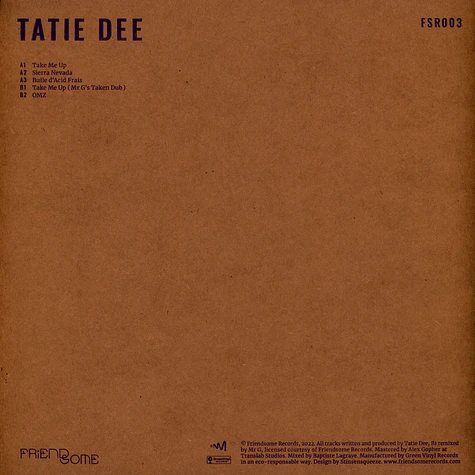 Tatie Dee - Purple Wave EP Purple Vinyl Edition