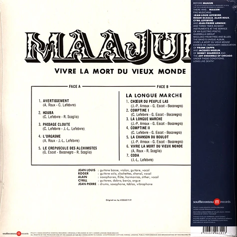 Maajun - Vivre La Mort Du Vieux Monde