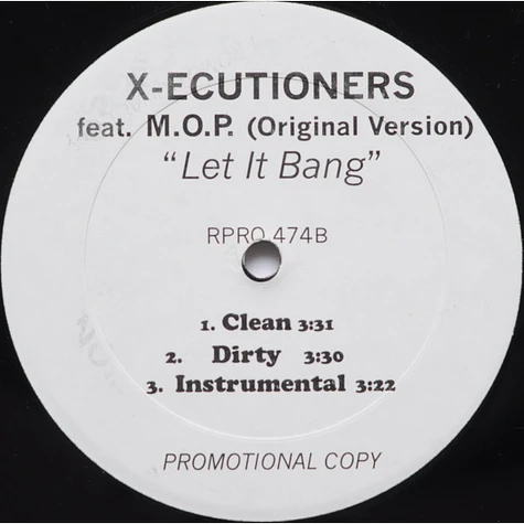 The X-Ecutioners Feat. M.O.P. - Let It Bang