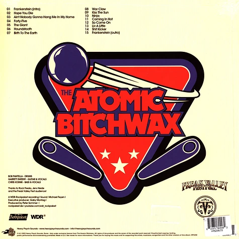 Atomic Bitchwax - Live At Freak Valley Fest Blue Vinyl Edition