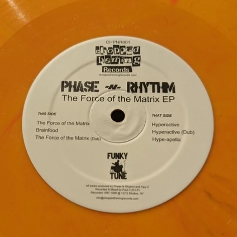 Phase N' Rhythm - The Force Of The Matrix EP