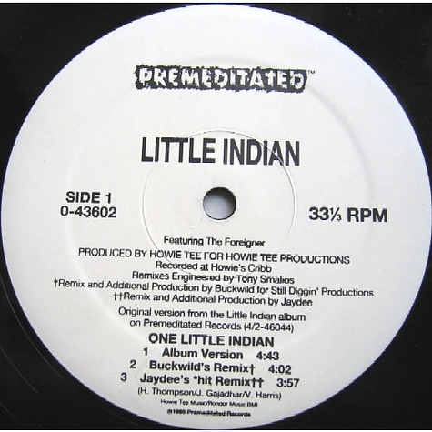 Little Indian - One Little Indian