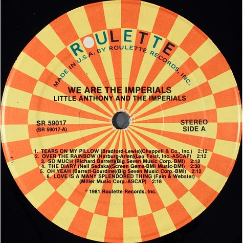 Little Anthony & The Imperials - We Are The Imperials Featuring Little Anthony