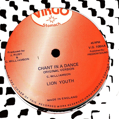 Lion Youth - Chant In A Dance / Decelia