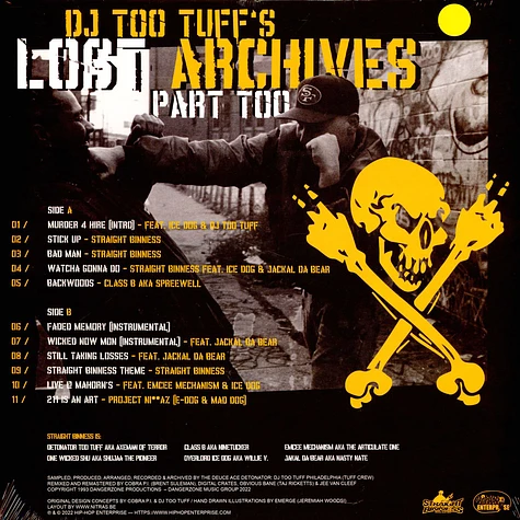 DJ Too Tuff - Lost Archives Part Too Black Vinyl Edition