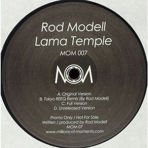 Rod Modell - Lama Temple