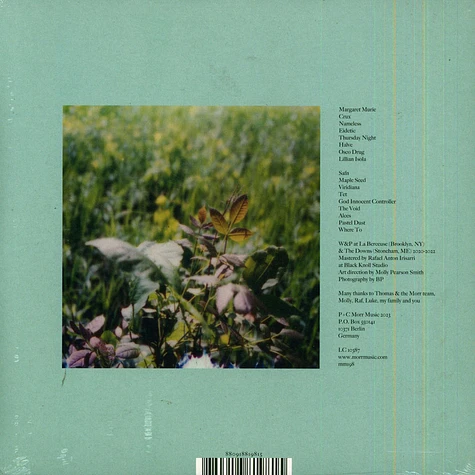 Benoit Pioulard - Eidetic Black Vinyl Edition