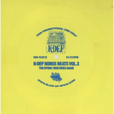 K-Def - Bonus Beats Volume 3 Flexi Disc