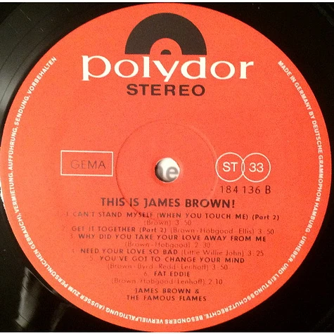James Brown & The Famous Flames - This Is James Brown!