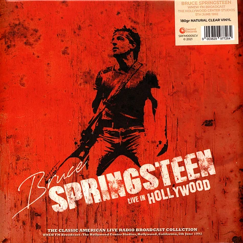 Bruce Springsteen - Wnew Fm Broadcast The Hollywood Center Studios Hollywood Ca 5th June 1992 Natural Clear Vinyl Edition