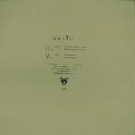 V.A. - UV LTD 01