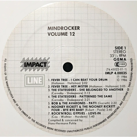 V.A. - Mindrocker (A US-Punk Anthology) Vol. 12 - Fourteen Rare Tracks
