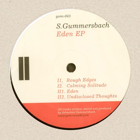 Sebastian Gummersbach - Eden EP