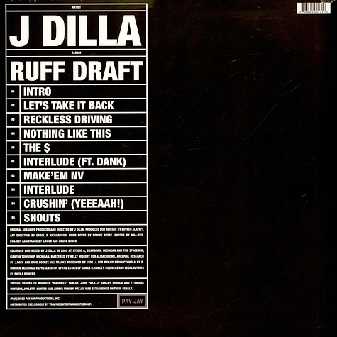 J Dilla - Ruff Draft: Dilla's Mix