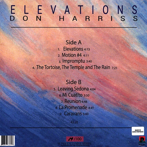 Don Harriss - Elevations