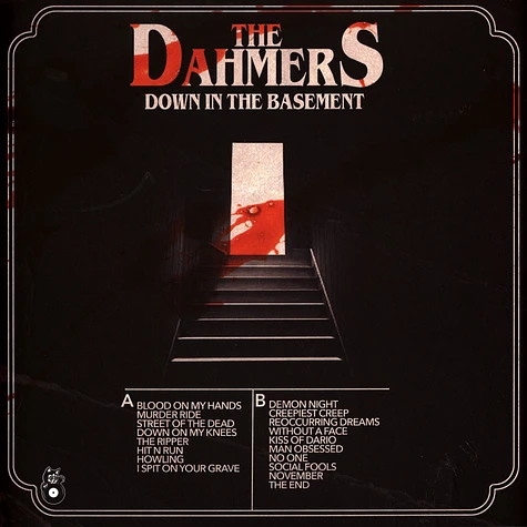 Dahmers - Down In The Basement White w/ Red Splatter Edition