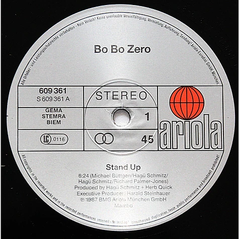 Bo Bo Zero - Stand Up