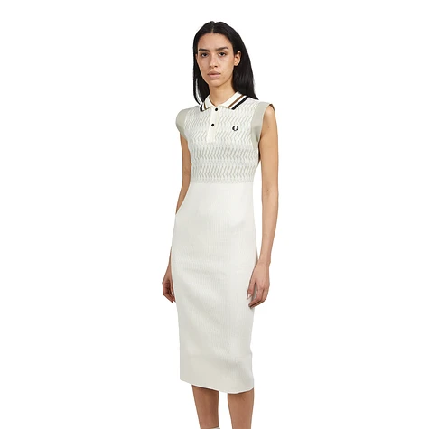 Fred Perry - Jacquard Knitted Shirt Dress