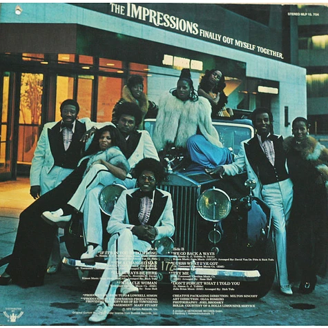 The Impressions - Finally Got Myself Together - Vinyl LP - 1974