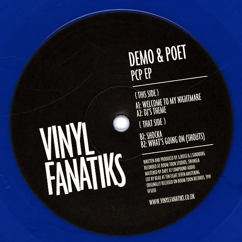 Demo & Poet - Pcp Ep Blue Vinyl Edition