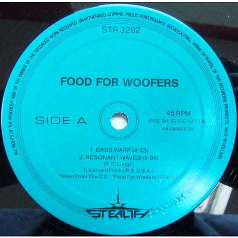 Food For Woofers - Bass Warp