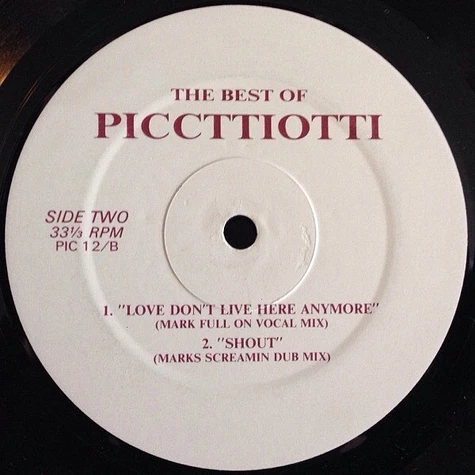 Mark Picchiotti - The Best Of