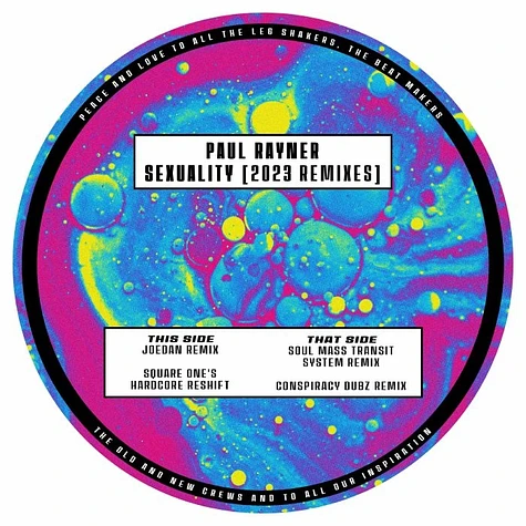 Paul Rayner - Sexuality (2023 Remixes)