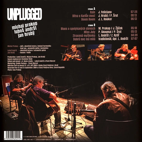 Prokop, Michal, Lubos Andrst, Jan Hruby - Unplugged