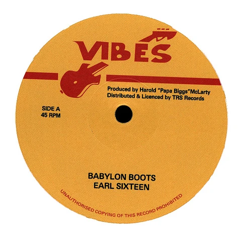 Earl Sixteen - Babylon Boots / Version