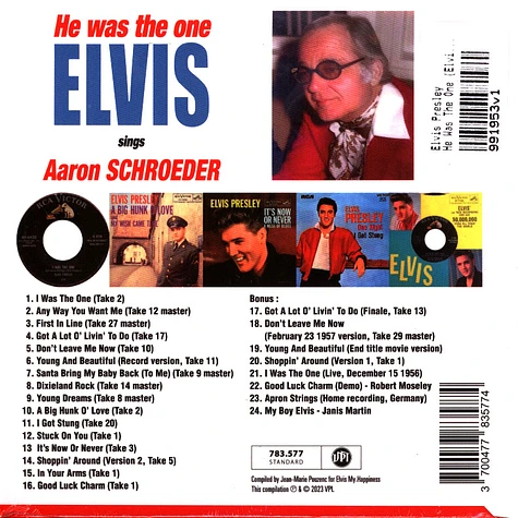 Elvis Presley - He Was The One (Elvis Sings Aaron Schroeder) Record Store Day 2023 Edition