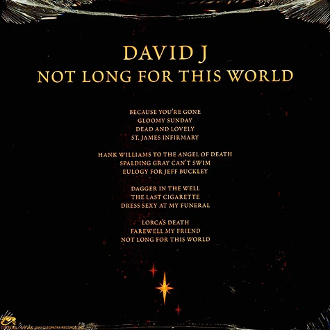 David J - Not Long For This World