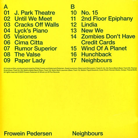 Frowein Pedersen - Neighbours