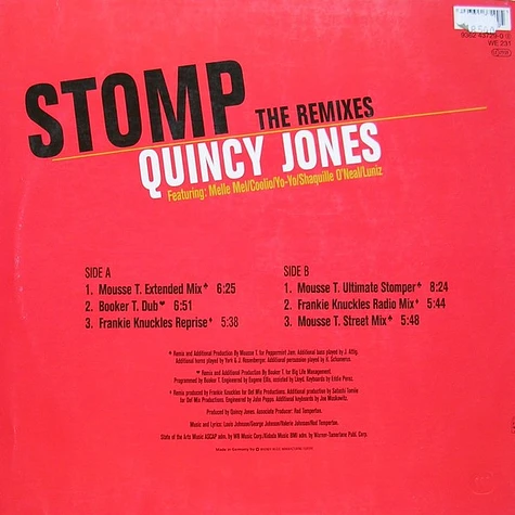 Quincy Jones - Stomp (The Remixes)