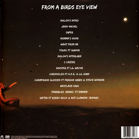 Cordae - From A Birds Eye View Clear Vinyl Edition