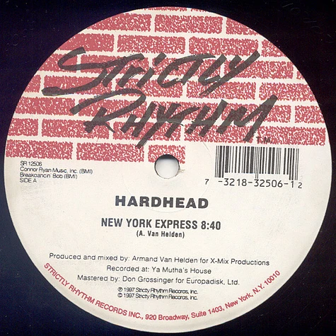 Hardhead - New York Express (The Unreleased Mixes)