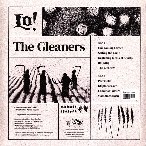 Lo! - The Gleaners Black Vinyl Edition