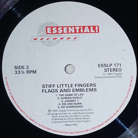Stiff Little Fingers - Flags & Emblems