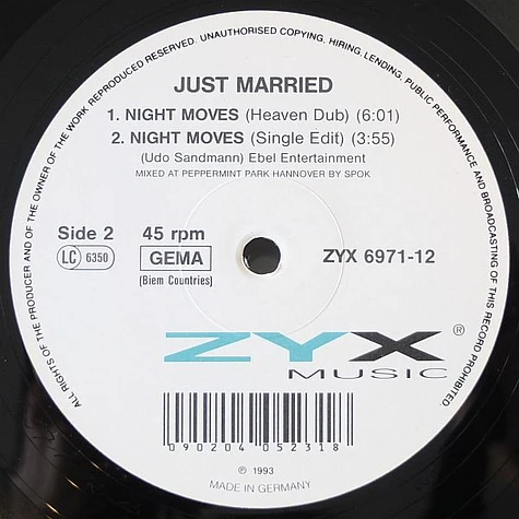 Just Married - Night Moves