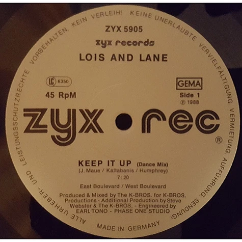 Lois And Lane - Keep It Up