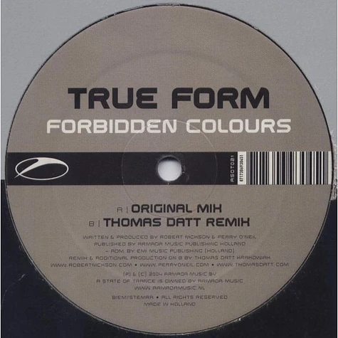 True Form - Forbidden Colours