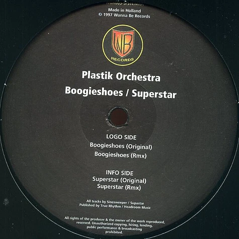 Plastik Orchestra - Boogieshoes / Superstar