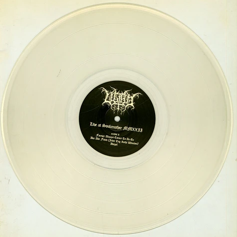 Ultha - Live At Soulcrusher 2022 Clear Vinyl